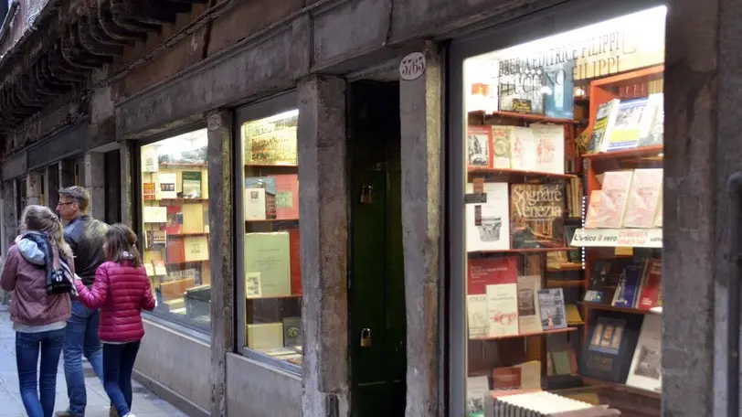 Interpress/Mazzega Venezia, 18.04.2017.- Ligreria Filippi in Calle del Paradiso