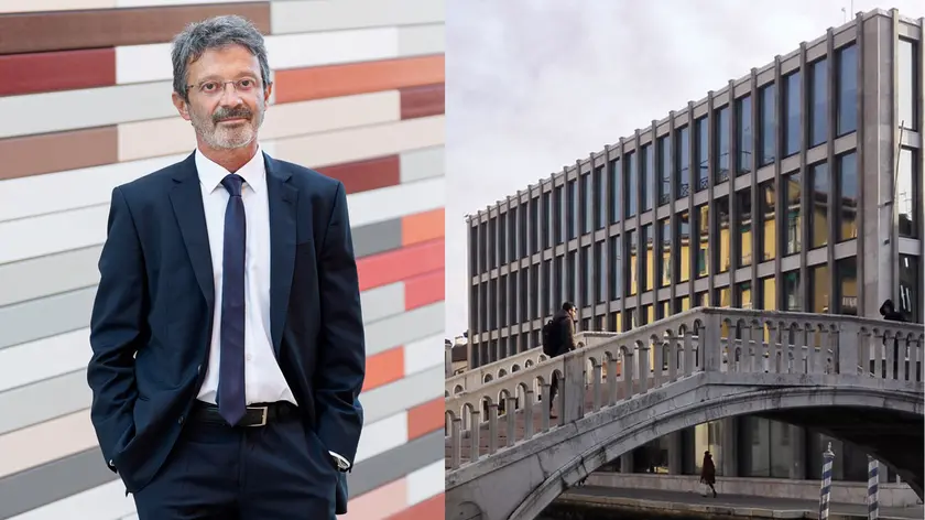 Il presidente della Fondazione Venezia e la vecchia sede, venduta all'Università Ca' Foscari