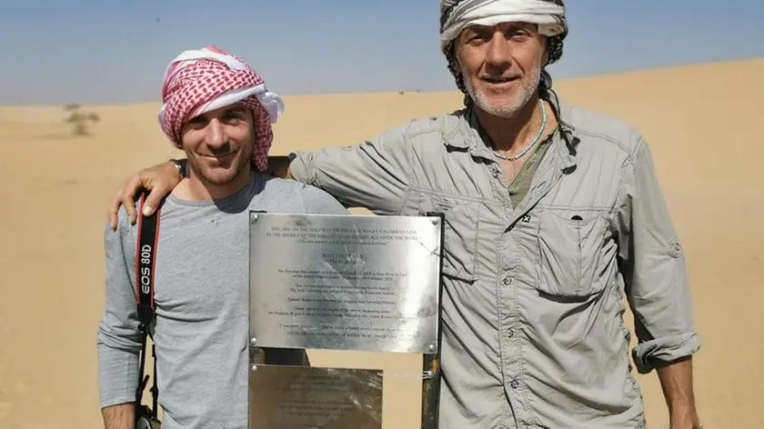 Alberto Bovolenta, 38enne residente a Musile, originario di Eraclea e maestro di tennis a Noventa, e l’esploratore di Portogruaro MaxCalderan