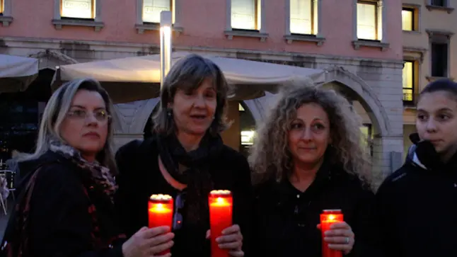 Flash mob in piazza Ferretto Mestre