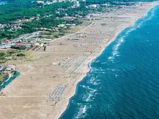 Il mare di Rosolina, dove le temperature hanno sfiorato i 30 gradi, secondo gli ultimi rilevamenti effettuati dall’Arpav