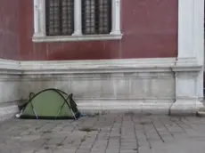 La tenda in campo San Rocco