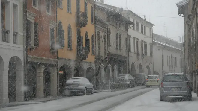 FG PORTOGRUARESE CON LA NEVE 12-02-2012 VIa MARTIRI
