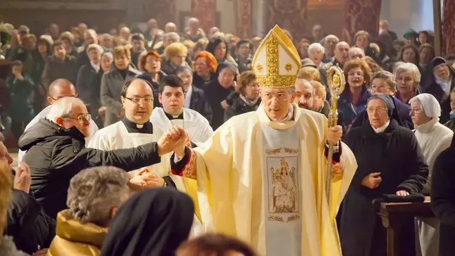 FGAVAGNIN DEPOLO VISITA PASTORALE DEL PATRIARCA F.SCO MORAGLIA A CAORLE