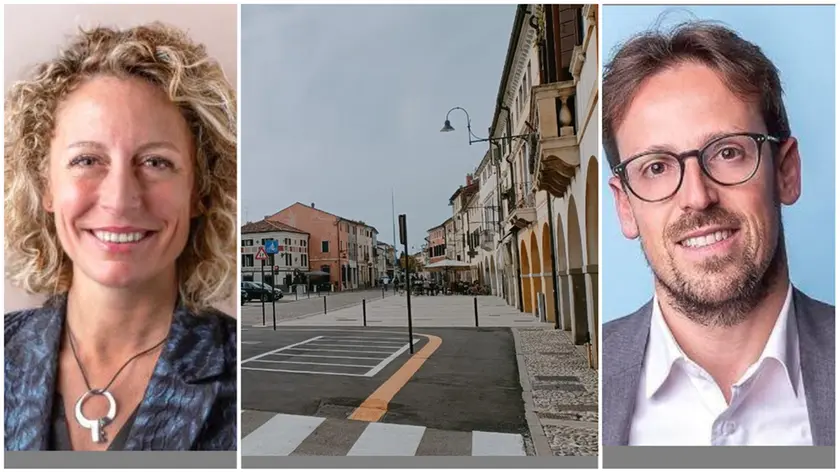 Alessandra Dini e Stefano Sorino, candidati a Noale