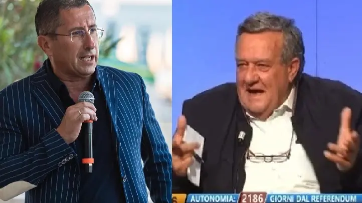L'ex vicepresidente leghista della Regione e attuale coordinatore di Forza Italia Gianluca Forcolin e il consigliere regionale leghista Fabiano Barbisan