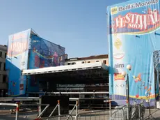 il palco del Festival Show in piazza Ferretto, Mestre